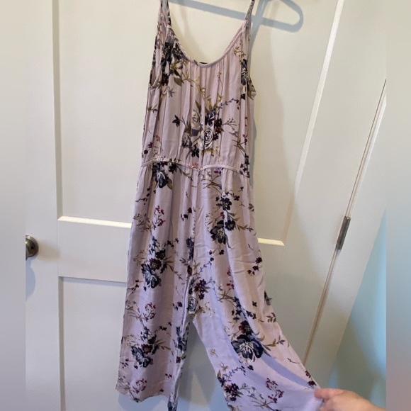 American Eagle Outfitters Pants - Lavender floral American Eagle jumpsuit